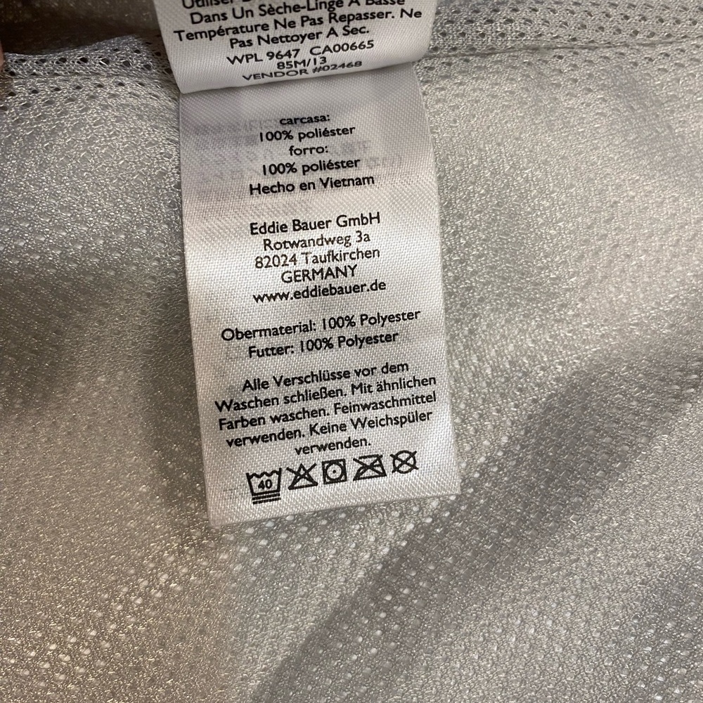 Eddie Bauer Jacket size Medium White Multicolor WeatherEdge - Picture 15 of 16